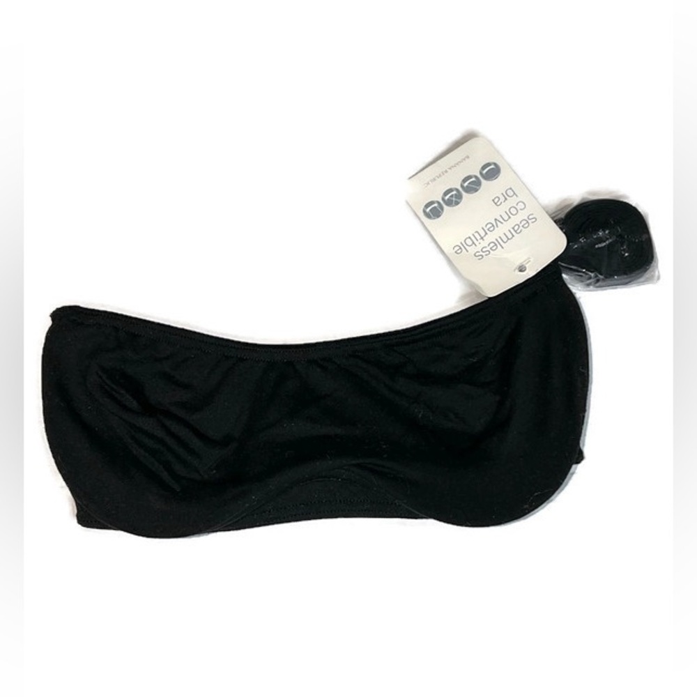 NWT Banana Republic Seamless Convertible Bra, black, size 34b